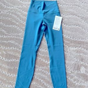Lululemon Align 25” pant, bright blue color, size 2